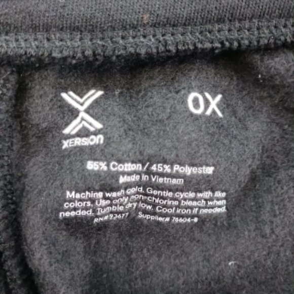 New Xersion Studio Jogger sweatpants High-Rise womens Black Size OX / 36"x30" - Picture 7 of 12